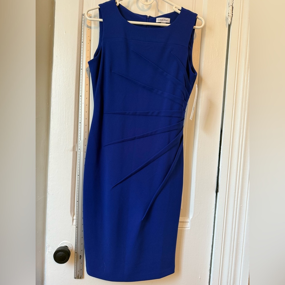 Calvin Klein Royal Blue Midi Dress - Picture 5 of 5